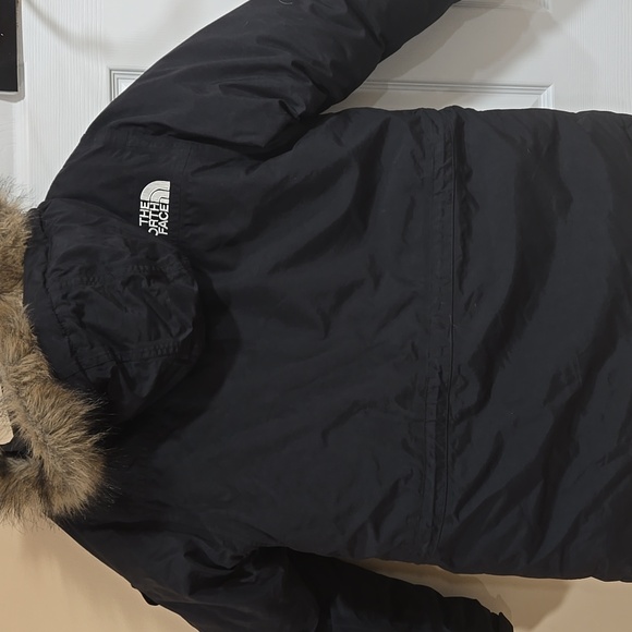 The North Face Black Jacket with Fur Trim - Picture 6 of 9